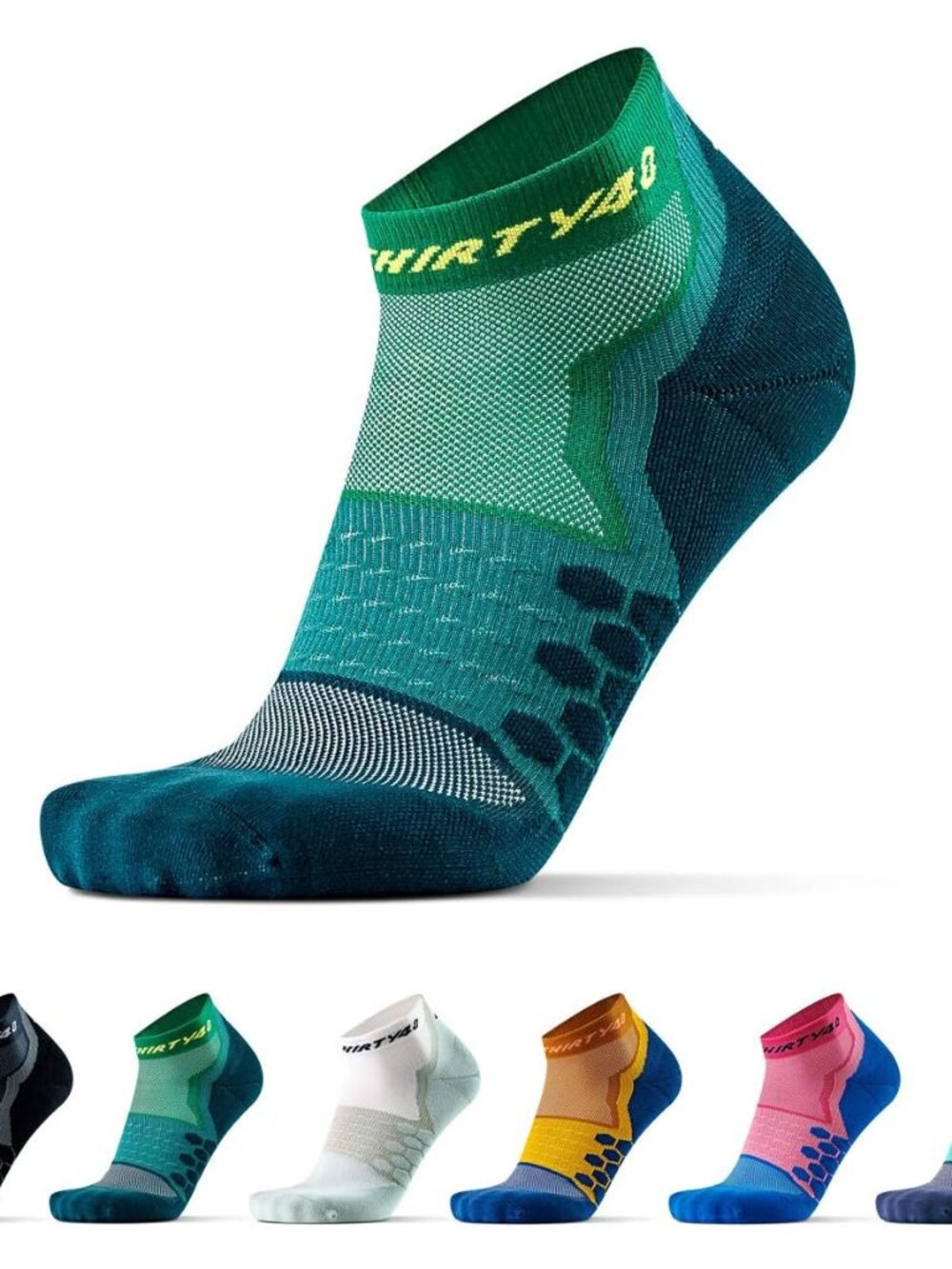 Performance Compression Low Cut Running Socks for Men and Women | More Compressi